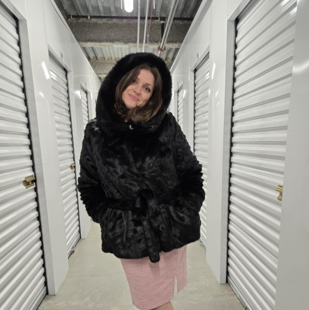 Women's Black Faux Fur Jacket